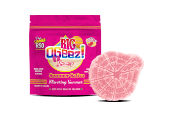 Ogeez Gummy 100 MG Peg's BIG Pink Lemonade RSO 1pk