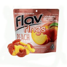 Flav Rings 100mg | Sour Peach