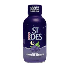 St. Ides - Snooze Berries 4oz (THC:CBN) Shot 100mg