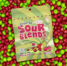 Chews - Joybombs Sour Blend - 1:1 (THC:CBD) - 40pk - 100mg