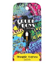 CRUDE BOYS | PINEAPPLE EXPRESS | SATIVA | 510 CARTRIDGE | 1G | MED
