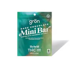 Hybrid Dark Chocolate Mini Bar w/ Sea Salt | 100mg