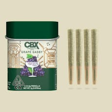 CBX | Pre-Roll 0.5g (4pk) | I | Grape Gasby
