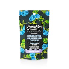 Sour Blue Raspberry Fruit Chew 1 PK 100mg