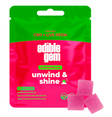Unwind & Shine Watermelon Live Resin Gummies