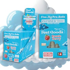 Feel Goods Infused Preroll 5pk - Razzle Berry