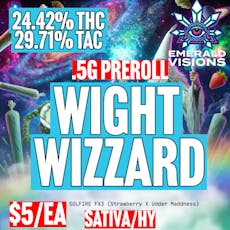 Emerald Visions | Wight Wizzard | 0.5g Bulk Pre-Roll