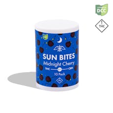 2:1 CBN Midnight Cherry Sun Bites | 10pk 100mg THC/50mg CBN Gummies