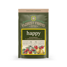 'Happy' Strawberry Lemonade | 1:1 CBG | 10mg Gummies | 2pk