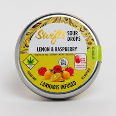 Lemon Raspberry Sour Drops 100mg - Swifts