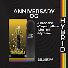 Anniversary OG - FLEX | 1g Distillate Disposable | CERTIFIED