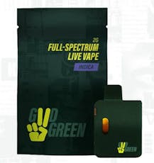 Good Green | Garlic Drip | 2G live sauce Vape AIO | Indica Hybrid | 90% THC