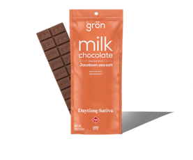 Jacobsen Sea Salt | Milk Chocolate | Chocolate Bar | 100MG THC, 300MG CBG