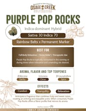 Osage: Flower | Purple Pop Rocks | 3.5g