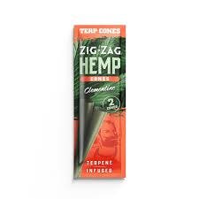 Zig Zag - Hemp Terp Cones - Clementine - 2pk