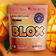 Blox | Mango | 100mg | Solventless Rosin Gummy | 1-Piece