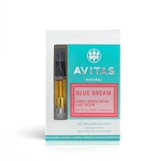 Blue Dream 1g Live Resin Cartridge - Avitas