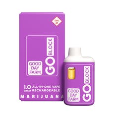 GOOD DAY FARM - GO BLOCK GRAPE SODA 1G DISPOSABLE HYBRID