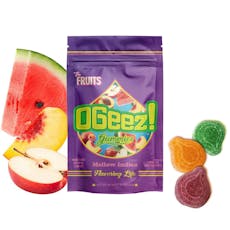 OGeez! - The Fruits Mellow Indica - 10pk Gummies - 100mg