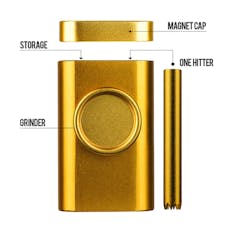 SirEEL | Dugout | Metal | 4" | Includes 30mm Grinder | Assorted