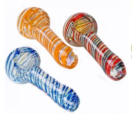 GLASS HAND PIPE 3"