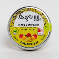 Lemon Raspberry 1:1 Sour Drops - Swifts