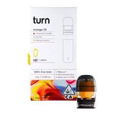 ORANGE 76 LIVE RESIN TURN UP POD