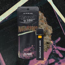 Evol Live Resin Disposable Notorious #1 (H) 1g