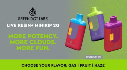 Green Dot - Live Resin MiniRip AIO - Lemon Delight (S) 2000mg