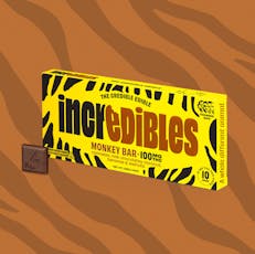 Incredibles Chocolate Monkey Bar 10mg x 10ct