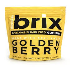 Baked Bros Brix Gummy 100mg - Golden Berry