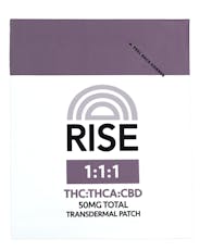 Transdermal Patch 1:1:1 THC:THCA:CBD