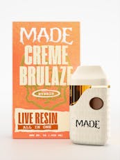 MADE LRE AIO Disposable 1g - Creme Brulaze