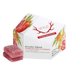 Pomegranate Wyld Gummies THC | CBD