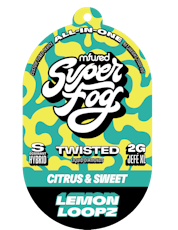 Super Fog Twisted Lemon Loopz Disposable Vape 2g