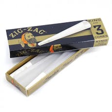 Zig Zag | Ultra Thin Cones (3pk) | King Size