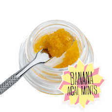 Banana Acai Mints Cured Sugar 1g - District Cannabis