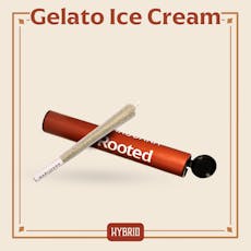 ROOTED - PREROLL - 1G - GELATO ICE CREAM - HYBRID