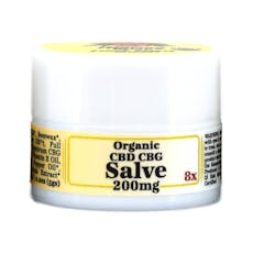 The Healing Rose | Lemon Ginger | 1:1 CBD:CBG | Organic CBD CBG Salve | Mini Jar | 200mg