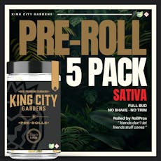 King City Gardens - Preroll - Heavy Pulp 5pk (S) - 3.5g