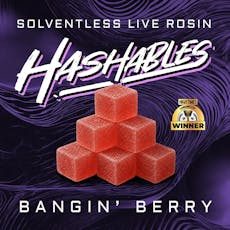 Hashables | Bangin' Berry | Live Hash Rosin Gummies | 20pk