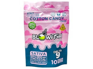 BFS Cotton Candy Sativa Gummies 50mg THC