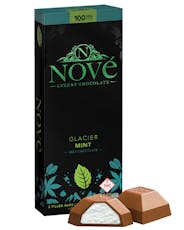 Nove Glacier Mint Milk Chocolate Bar 100mg (H)
