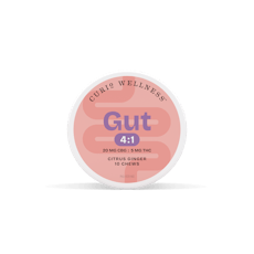 Citrus Ginger Gut 4:1 20mg CBG: 5mg THC Chews - 10ct - Curio