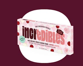 Incredibles Edibles Chocolates 10pk/100mg- Red Velvet Cake 1:1 (CBD:THC)