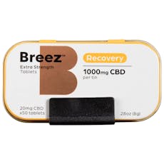Breez - Extra Strength Recovery (CBD) Tablets 1000mg