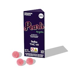 Grön Pearls Edibles 10pk/100mg Rosin- Dragon Punch
