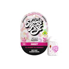 DJ Short Blueberry 1g Disposable Super Fog Jefe - Mfused