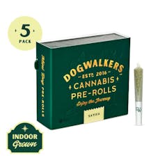 DOGWALKERS | MINI DOG | PRE-ROLLS | HASH QUEEN | 5PK (1.75G)
