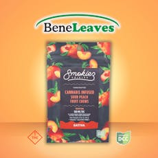 Smokiez - Gummies - Sour Peach (S) (10pk) 100mg